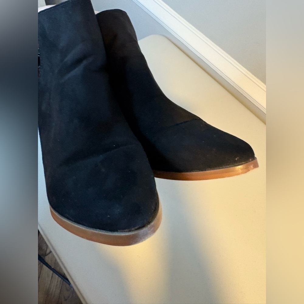 BP. (Nordstrom) Brynne Faux Suede Booties – Black | Size 11 - Picture 13 of 13